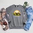 Star Wars Millennium Falcon Comic Book Style T-Shirt Raglan Sleeve Sweatshirt Deep Heather