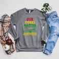 Our Stories Matter Juneteenth 1865 History Women's Reading Raglan Sleeve Sweatshirt Deep Heather