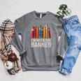Support Banned Books Freedom I'm With The Banned Raglan Sleeve Sweatshirt Deep Heather Support Banned Books Freedom I'm With The Banned Raglan Sleeve Sweatshirt Deep Heather
