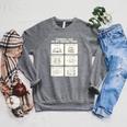 Things I Do In My Spare Time Reading Book Lover Raglan Sleeve Sweatshirt Deep Heather