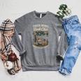 Tired Moms Book Club Coffee Chaos And Chapters Raglan Sleeve Sweatshirt Deep Heather