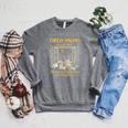 Tired Moms Book Club Running On Coffee Chaos And Chapters Raglan Sleeve Sweatshirt Deep Heather