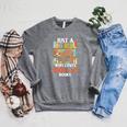 Tropical Zoo Animal Books Reading Sleeping Sloth Girl Raglan Sleeve Sweatshirt Deep Heather