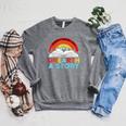 Unearth a Story Summer Reading 2026 Vintage Book Rainbow Raglan Sleeve Sweatshirt Deep Heather Unearth a Story Summer Reading 2026 Vintage Book Rainbow Raglan Sleeve Sweatshirt Deep Heather