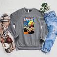 Vintage Horror Comic Book Cover Beware 10 Raglan Sleeve Sweatshirt Deep Heather