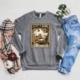Vintage Just A Girl Who Loves Books Women Book Worm Reading Performance Raglan Sleeve Sweatshirt Deep Heather