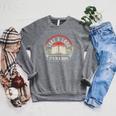 Vintage Retro Take A Look It's In A Book Bookworm Reading Raglan Sleeve Sweatshirt Deep Heather Vintage Retro Take A Look It's In A Book Bookworm Reading Raglan Sleeve Sweatshirt Deep Heather