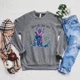 We'Re All Mad Here Cheshire Cat Alice Wonderland Book Boys Raglan Sleeve Sweatshirt Deep Heather We'Re All Mad Here Cheshire Cat Alice Wonderland Book Boys Raglan Sleeve Sweatshirt Deep Heather