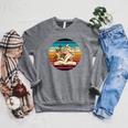 Wildflower Book Lovers For Summer Reading Booktrovert Women Raglan Sleeve Sweatshirt Deep Heather