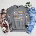 I Will Read Books On a Boat & Everywhere Reading Raglan Sleeve Sweatshirt Deep Heather