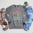 My Wine Club Has a Book Problem Raglan Sleeve Sweatshirt Deep Heather