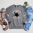 Witchy Book Lover Christmas Cat Reading Mystic Bookworm Raglan Sleeve Sweatshirt Deep Heather Witchy Book Lover Christmas Cat Reading Mystic Bookworm Raglan Sleeve Sweatshirt Deep Heather