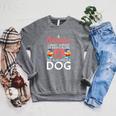 A Woman Cannot Survive On Books Alone She Also Needs a Dog Raglan Sleeve Sweatshirt Deep Heather