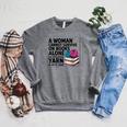 A Woman Cannot Survive On Books Alone She Also Needs Yarn Raglan Sleeve Sweatshirt Deep Heather A Woman Cannot Survive On Books Alone She Also Needs Yarn Raglan Sleeve Sweatshirt Deep Heather