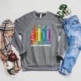Women Book Flower Fight For Those Without Your Privilege Raglan Sleeve Sweatshirt Deep Heather