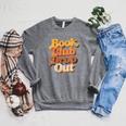 Women's Book Club Drop Out Bookish Retro 70s Book Lover Raglan Sleeve Sweatshirt Deep Heather Women's Book Club Drop Out Bookish Retro 70s Book Lover Raglan Sleeve Sweatshirt Deep Heather