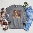 Women's Cheetah Face Women Cheetah Print Stuff Books Nerds Cheetah Raglan Sleeve Sweatshirt Deep Heather