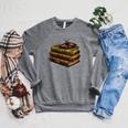 Women's Dark Academia Vintage Book Stack Gothic Moth Raglan Sleeve Sweatshirt Deep Heather