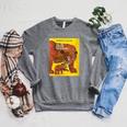 Women's Eric Carle Baby Bear Baby Bear What Do You See Book Cover Raglan Sleeve Sweatshirt Deep Heather
