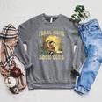 Women's Feral Moms Book Club Raglan Sleeve Sweatshirt Deep Heather