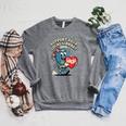 Women's Support Your Local Library Staff Retro Book Mascot Raglan Sleeve Sweatshirt Deep Heather Women's Support Your Local Library Staff Retro Book Mascot Raglan Sleeve Sweatshirt Deep Heather