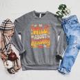 Women's Wild About Reading Zoo Animals For Bookworm Book Reader Raglan Sleeve Sweatshirt Deep Heather