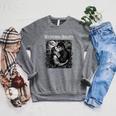 Women's Wuthering Heights Gothic Book Lover Classic Literature Raglan Sleeve Sweatshirt Deep Heather