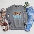 Writing Quill Book Novel Writer & Published Author I'M Raglan Sleeve Sweatshirt Deep Heather
