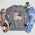 Yes I Really Do Need All These Books Raglan Sleeve Sweatshirt Deep Heather