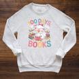 100 Days In The Books Goose Reading 100th Day Of School Raglan Sleeve Sweatshirt Heather Mustard 100 Days In The Books Goose Reading 100th Day Of School Raglan Sleeve Sweatshirt Heather Mustard