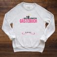 18th Birthday Girl 18 Years Party Guest Book Raglan Sleeve Sweatshirt Heather Mustard