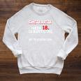 18th Birthday Guest List Guest Book Years T-Shirt Raglan Sleeve Sweatshirt Heather Mustard