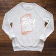 MAKE 1984 Fiction AGAIN 1984 Fiction Political Fan Book Raglan Sleeve Sweatshirt Heather Mustard