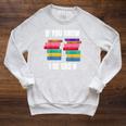 67 Reading Books 6 7 If You Know Six Seven Raglan Sleeve Sweatshirt Heather Mustard