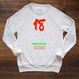 8th Birthday 18 Years Party People Guest List Guest Book Raglan Sleeve Sweatshirt Heather Mustard