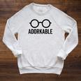 Adorkable Cute Nerd Glasses For Bookworm Book Reader Raglan Sleeve Sweatshirt Heather Mustard Adorkable Cute Nerd Glasses For Bookworm Book Reader Raglan Sleeve Sweatshirt Heather Mustard