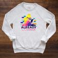 Already Booked Reading Book Lover Literacy Day Bookworm Premium Tri-Blend Raglan Sleeve Sweatshirt Heather Mustard