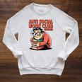 Anti Social Book Club Vintage Retro Reader Art Raglan Sleeve Sweatshirt Heather Mustard Anti Social Book Club Vintage Retro Reader Art Raglan Sleeve Sweatshirt Heather Mustard