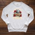 Audiobook For Book & Reading Lover Women Raglan Sleeve Sweatshirt Heather Mustard
