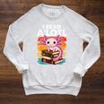Axolotl Book Lover Librarian Reading Library Readers Raglan Sleeve Sweatshirt Heather Mustard