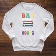 Ban Ignorance Not Books I Read Banned Books Raglan Sleeve Sweatshirt Heather Mustard