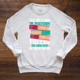 Banned Books Quote Raglan Sleeve Sweatshirt Heather Mustard