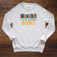 I Am With The Banned Books Shirts I Read Banned Books Raglan Sleeve Sweatshirt Heather Mustard