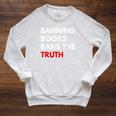 Banning Books Bans The Truth I Read Banned Books Week Raglan Sleeve Sweatshirt Heather Mustard