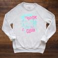 Beach Book Club Summer Book Lover Reading Summer Sayin Quote Raglan Sleeve Sweatshirt Heather Mustard