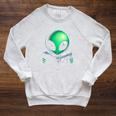 Believe In YourSelf Cute Alien Reading Book Raglan Sleeve Sweatshirt Heather Mustard Believe In YourSelf Cute Alien Reading Book Raglan Sleeve Sweatshirt Heather Mustard