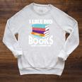 I Like Big Books And I Cannot Lie Reading Reader Bookworm Raglan Sleeve Sweatshirt Heather Mustard I Like Big Books And I Cannot Lie Reading Reader Bookworm Raglan Sleeve Sweatshirt Heather Mustard