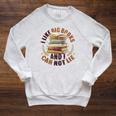 I Like Big Books And I Can Not Lie Book Lovers Reading Raglan Sleeve Sweatshirt Heather Mustard