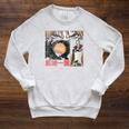 Bleach Graphic Ichigo Comic Book Style Anime Raglan Sleeve Sweatshirt Heather Mustard