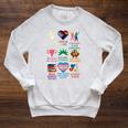 BLM Human Rights Feminism Trans Science Books LGBTQ Kindness Raglan Sleeve Sweatshirt Heather Mustard